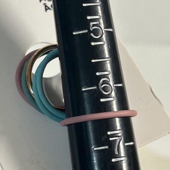 Women’s Multicolor Rings Set - Picture 3 of 5